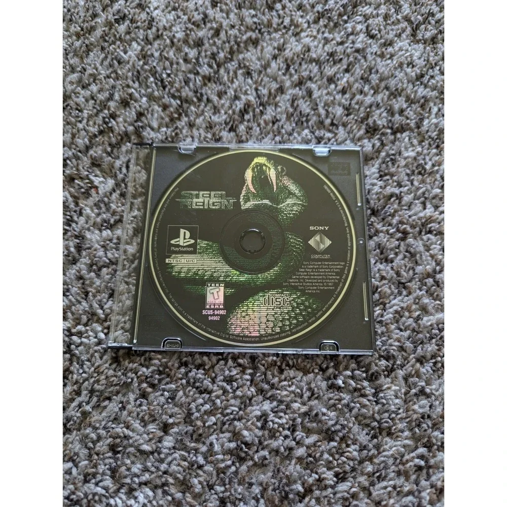 Sony PlayStation 1 PS1 STEEL REIGN‎ Disc Only